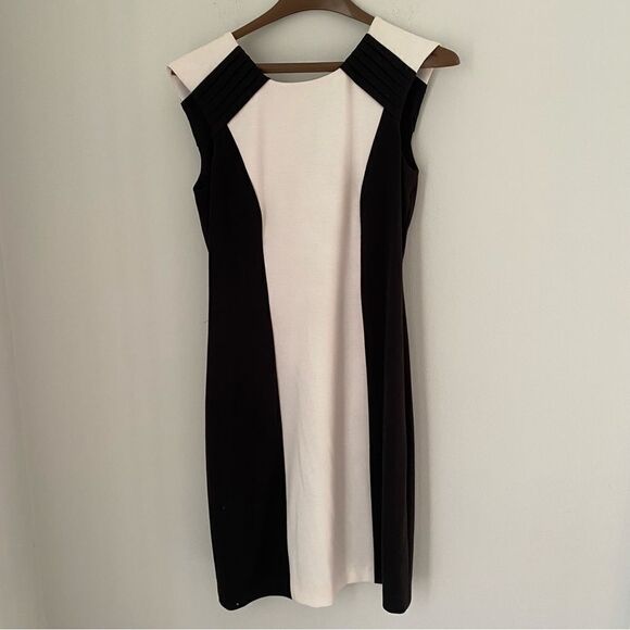 Chetta B Women’s Mini Bodycon Color Block Dress size 6 - Picture 1 of 3